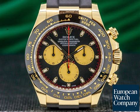 rolex daytona yellow gold black dial|rolex 116518ln preise.